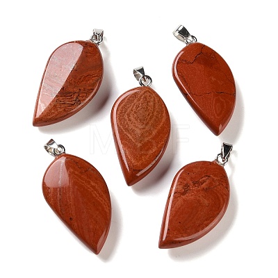 Natural Red Jasper Pendants GG-CBACB71-05P-17-1