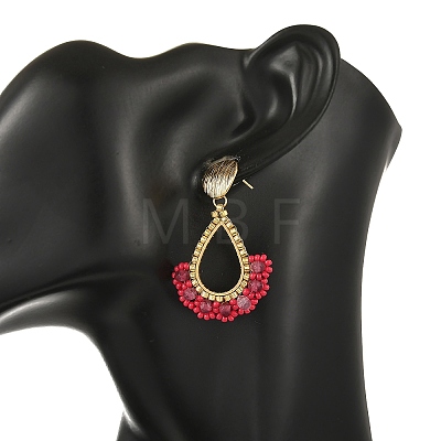 201 Stainless Steel Stud Earrings EJEW-MZ00809-1