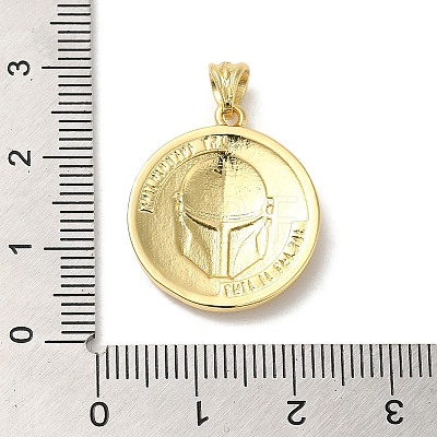 Brass Pendants KK-Z033-20G-1