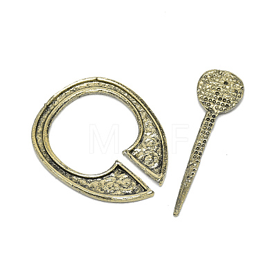 Vintage Alloy Brooch Pin JEWB-WH0020-11AB-1