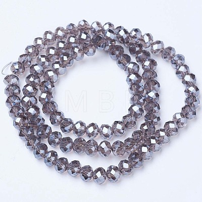 Electroplate Glass Beads Strands EGLA-A034-T8mm-A09-1