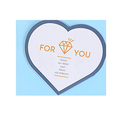 Envelope and Heart Shape Cards Sets DIY-I029-02E-1