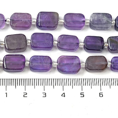 Natural Amethyst Beads Strands G-C098-A02-01-1