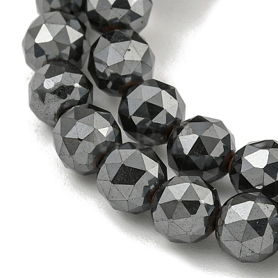 Non-magnetic Synthetic Hematite Beads Strands G-I365-15A-1