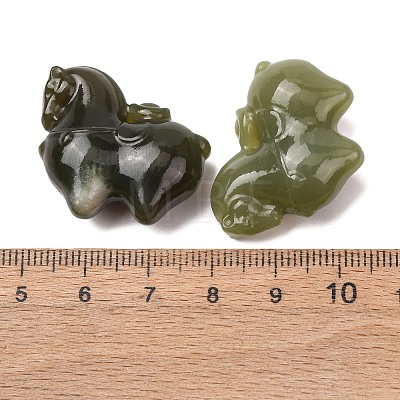 Natural Nephrite Jade Carved Pendants G-Z155-07-1