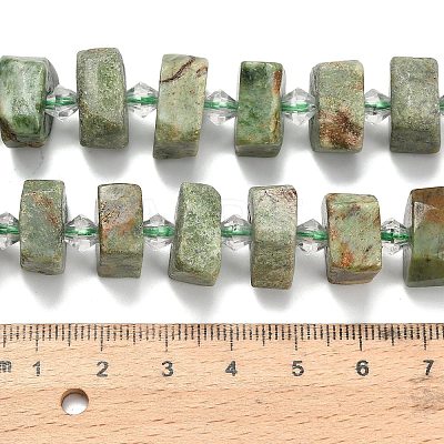 Natural Green Opal Beads Strands G-L642-H03-01-1