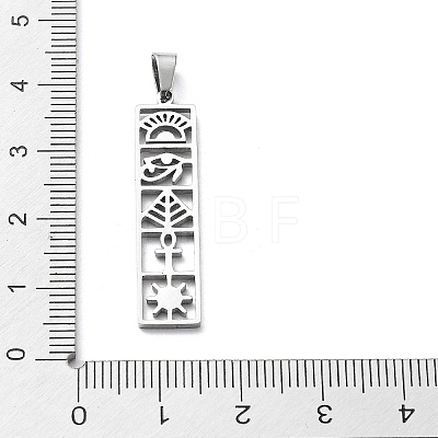 304 Stainless Steel Pendants STAS-D036-14A-P-1