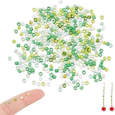 2 Strands Handmade Lampwork Beads Strands LAMP-NB0002-08E-1