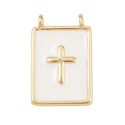 Brass Enamel Pendants KK-L251-01G-B04-1
