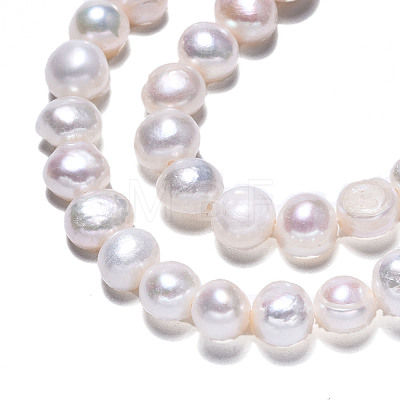 Natural Cultured Freshwater Pearl Beads Strands PEAR-N014-07G-1
