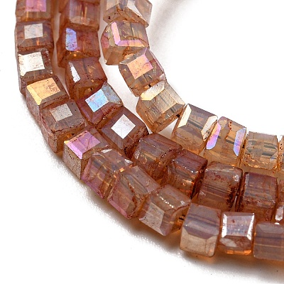 Baking Painted Glass Beads Strands DGLA-F002-05G-1