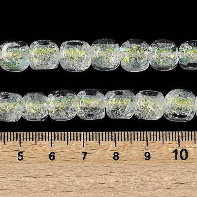 Handmade Foil Lampwork Beads Strands FOIL-K003-05I-1