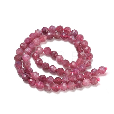 Natural Pink Tourmaline Beads Strands GG-CBA5A1A-A10-05-1