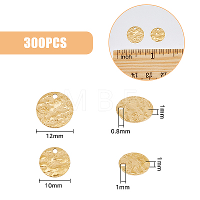48Pcs 4 Style 304 Stainless Steel Charms STAS-HY0001-09-1