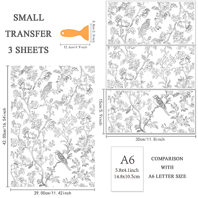 3 Sheets 3 Styles PVC Waterproof Decorative Stickers DIY-WH0404-733-1