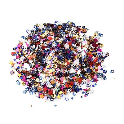 Christmas Theme Plastic Sequins Beads KY-C014-02-1