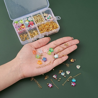 DIY Star and Heart Jewelry Set Making Kit DIY-YW0004-75-1