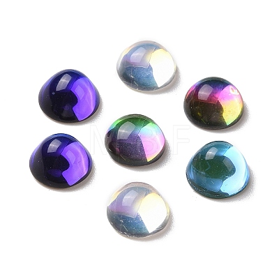 Transparent K9 Glass Cabochons GGLA-L029-03B-M01-1