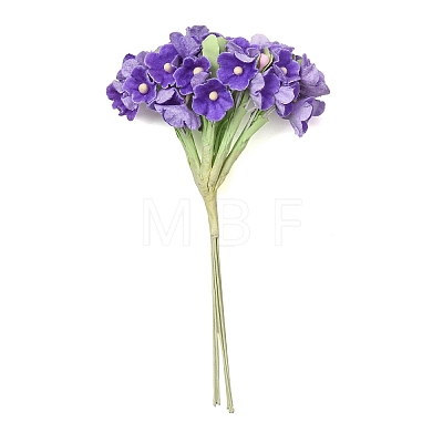 Cloth & Paper & Iron Artificial Mini Flower Bouquet for DIY Crafts FB-CBA59DF-02F-1
