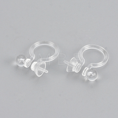 Plastic Clip-on Earring Findings KY-S155-08-1