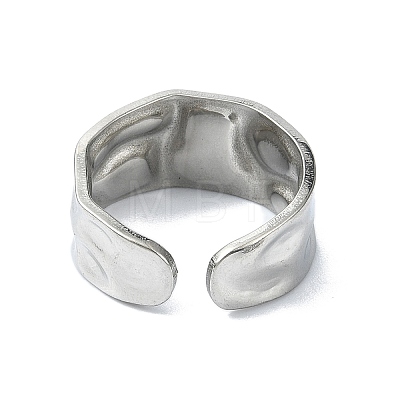 304 Stainless Steel Cuff Rings RJEW-M019-39P-1