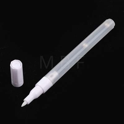 Plastic Refillable oil paint Pen Brush DIY-H137-04-1