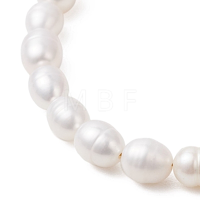 Natural Cultured Freshwater Pearl Beaded Bracelets for Women BJEW-JB13319-02-1