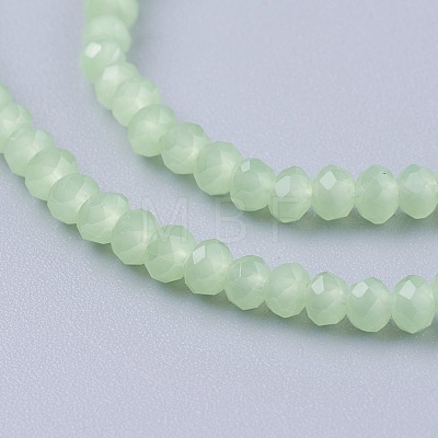 Imitation Jade Glass Beads Strands GLAA-G045-A11-1