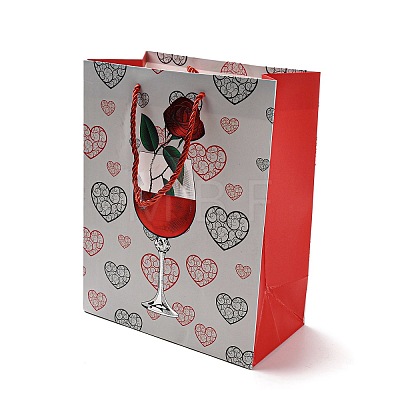 4 Colors Valentine's Day Love Paper Gift Bags CARB-D014-01D-1