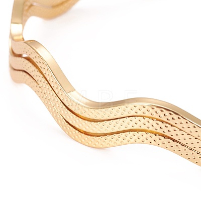 Long-Lasting Plated Brass Cuff Bangles BJEW-E370-07G-1