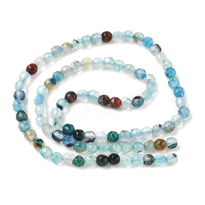 Natural Agate Beads Strands X-G-H302-A01-13-1