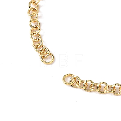 Brass Rolo Chian Bracelet Making AJEW-JB01444-1
