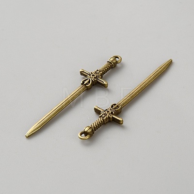 Tibetan Style Alloy Pendants FIND-WH0173-139AB-1