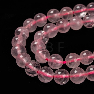 Natural Rose Quartz Beads Strands X-G-C076-8mm-3-1