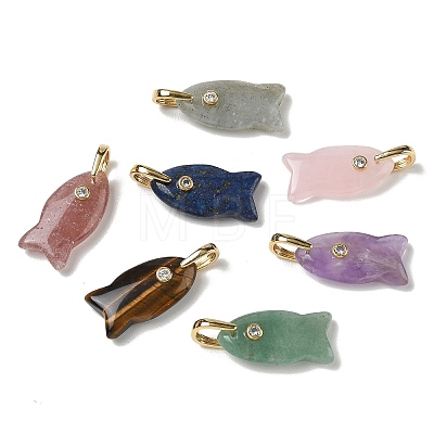 Natural Mixed Stone Pendants G-A297-01G-M-1
