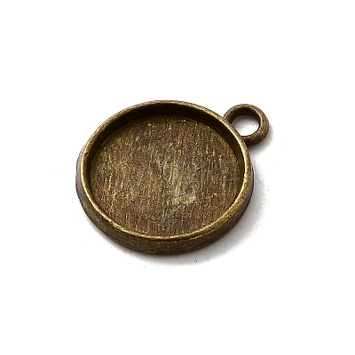 Tibetan Style Pendant Cabochon Settings LS-X-TIBE-A23176-AB-FF-1