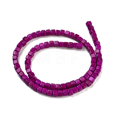 Synthetic Turquoise Beads Strands X-TURQ-G108-4x4mm-02-1