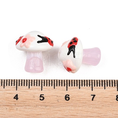 Handmade Lampwork Enamel Beads LAMP-B055-02A-1