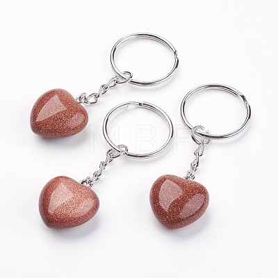 Synthetic Goldstone Keychain KEYC-F019-02F-1