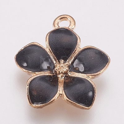 Zinc Alloy Enamel Pendants PALLOY-I124-10G-C-1