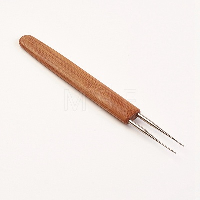 Steel Double Crochet Hook TOOL-WH0095-01-1