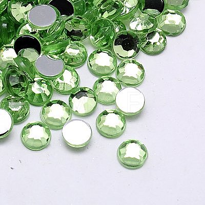 Imitation Taiwan Acrylic Rhinestone Cabochons GACR-A002-4mm-37-1