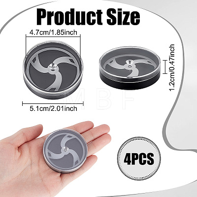 4Pcs Plastic Watch Dial Storage Boxes CON-UN0001-14-1