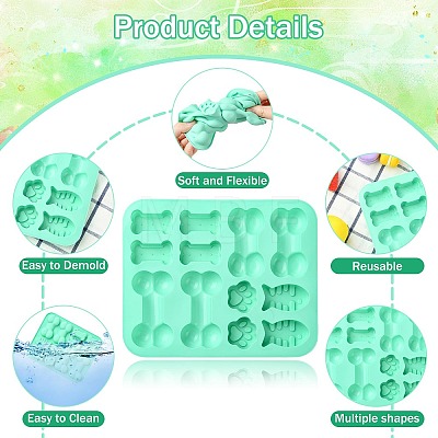 Bone Cat Claw Fish Silicone Molds ST-CJ0043-051-1