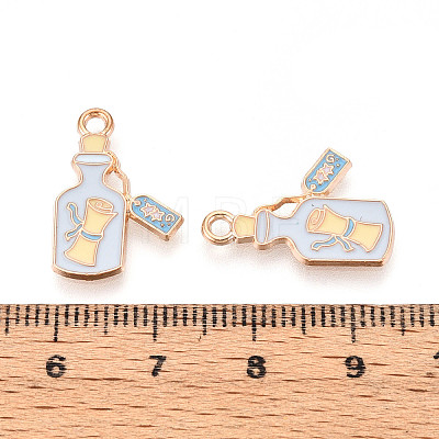 Alloy Enamel Pendants ENAM-T022-35-1