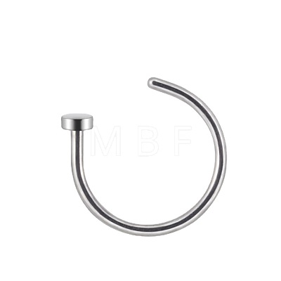 G23 Titanium C Shaped Clip on Nose Rings WGA60F5-04-1