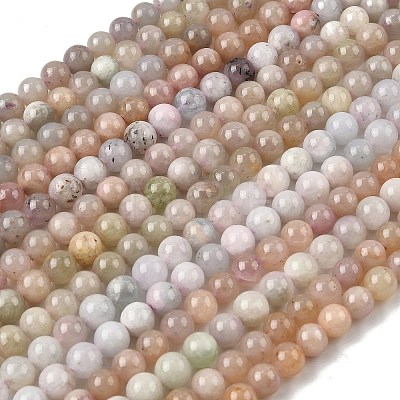 Natural Kunzite Beads Strands G-L478-11-8mm-01-1