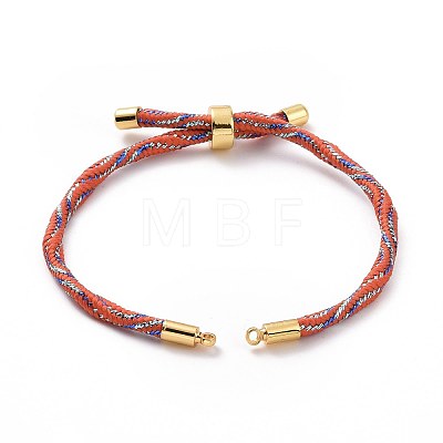 Nylon Cord Silder Bracelets MAK-C003-03G-07-1