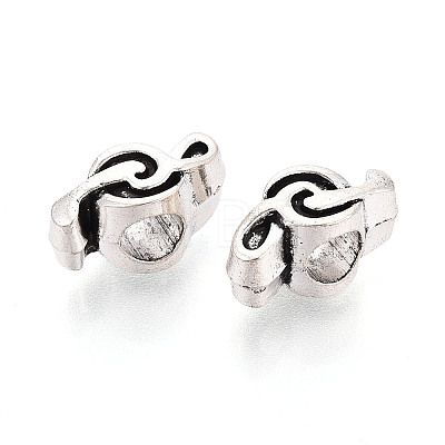 Tibetan Style Alloy European Beads PALLOY-T093-34AS-1