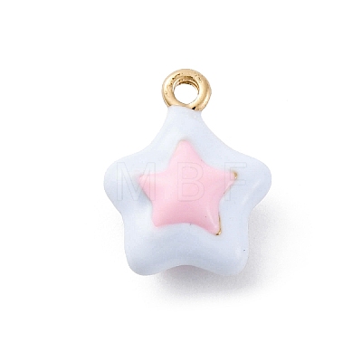 Alloy Enamel Charms ENAM-E362-08D-1